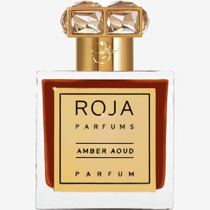 דוגמית רוז'ה Roja Amber Aoud sample