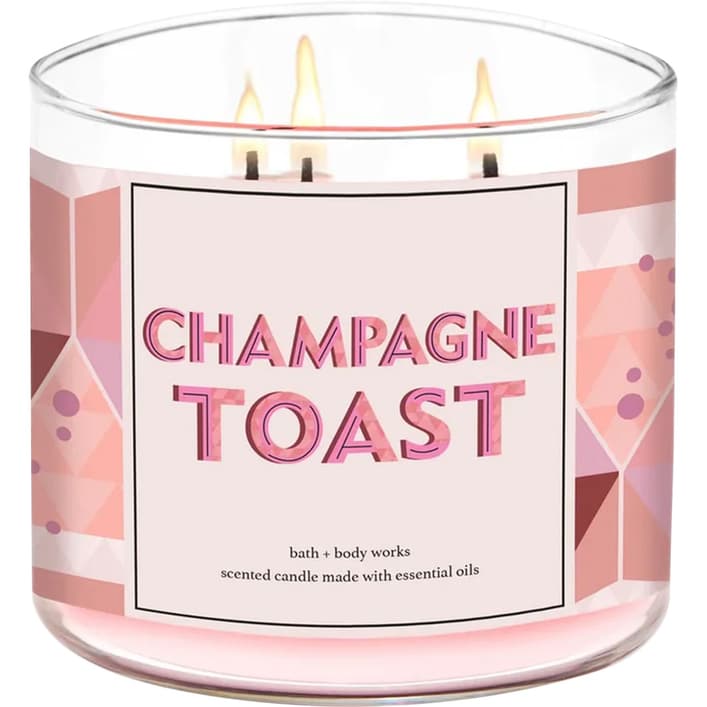 נר ריחני באת' אנד בודי Bath & Body Champagne Toast candle