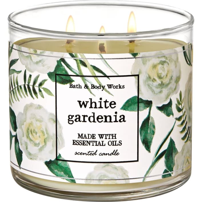 נר ריחני באת' אנד בודי Bath & Body White Gardenia candle